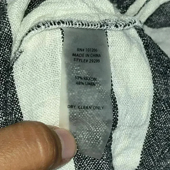 Soft Surroundings Sunset Park Tunic Linen Blend Medium - Picture 6 of 6